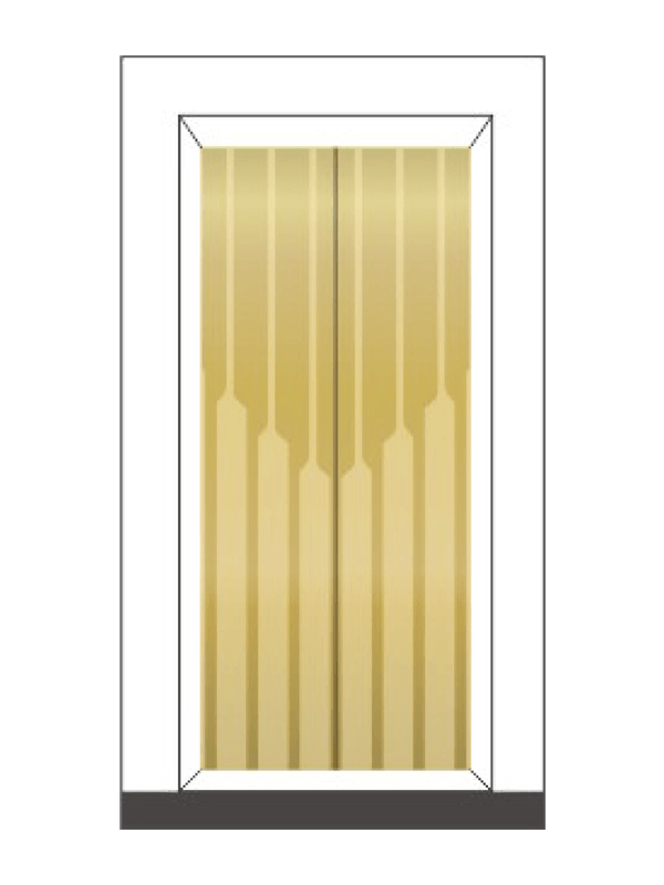Interior de cabină cu lift Golden Luxury